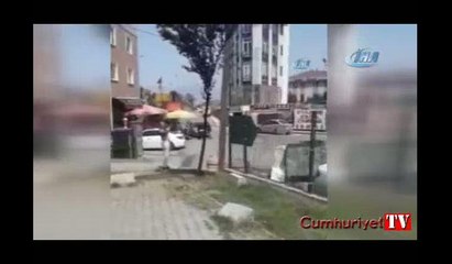 Ümraniye'deki silahlı kavga kamerada