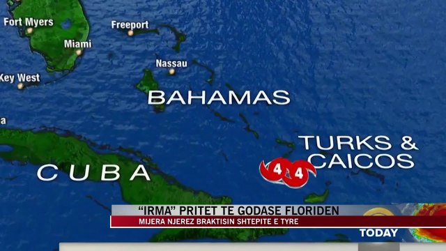 Uragani “Irma” pritet të godasë Floridën - News, Lajme - Vizion Plus