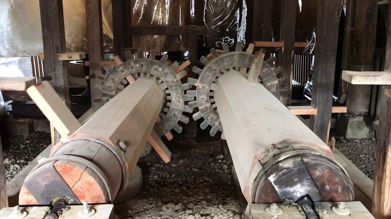 【感動・心の旅アーカイブ】＜約200年前の精米機＞白河藩水車式藩米精米所