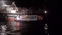 Report TV - Anija Oriku bllokon në Egje gomonen me 52 emigrantë