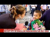 Report TV - Viti i ri shkollor,33 mijë nxënës ulen për herë të parë në banka