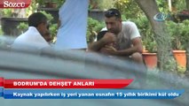 İş yeri gözleri önünde küle döndü