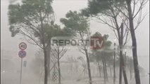 Report TV - Stuhi në Vlorë, erëra të forta dhe rebesh