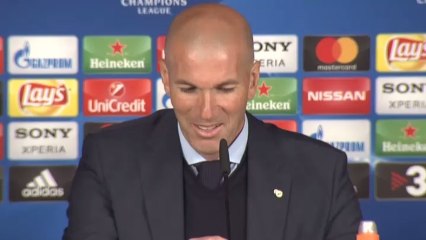 Zidane, en rueda de prensa tras ganar al Bayern