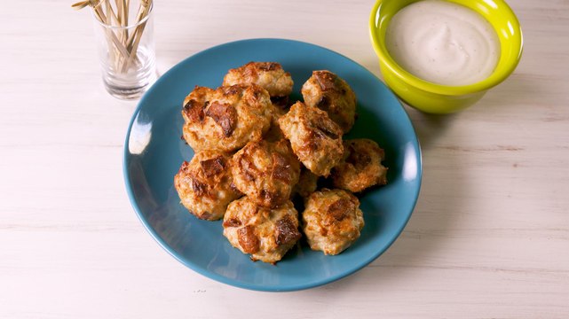 Keto Friendly Bacon Ranch Chicken Poppers Are Amazing