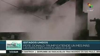 Trump entiende un mes más exenciones arancelarias a la UE