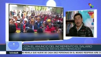 Política social de Bolivia ha logrado reducir desempleo de 8% a 4%
