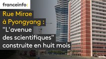 Rue Mirae à Pyongyang  : “l’avenue des scientifiques” construite en huit mois