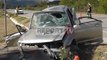 Report TV - Gjirokastër, makina del nga rruga plagosen rëndë 4 persona