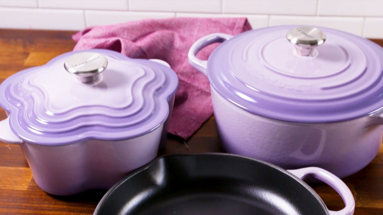 Le Creuset's Lavender Collection Makes Even the Shabbiest Kitchens Look Chic