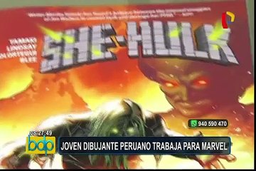 Joven dibujante peruano trabaja para la editorial de cómics Marvel