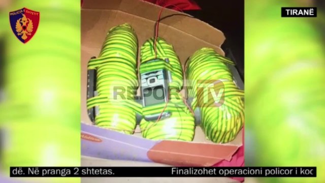 Report TV - Tiranë, sekuestrohen 3 mina me telekomandë, kapen 2 autorët