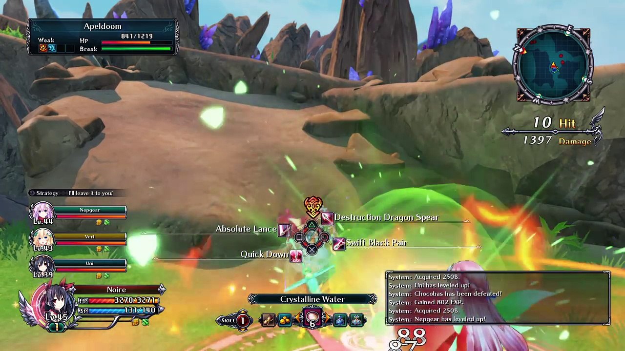Cyberdimension Neptunia:4 Goddesses Online How to roast a Volcerios