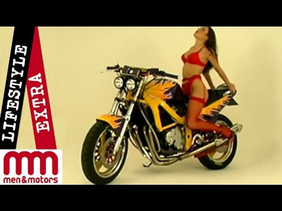 Leah Harper's HOT Motorbike Shoot