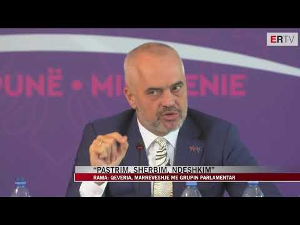 Rama: Qeveria, marrëveshje me grupin parlamentar - News, Lajme - Vizion Plus