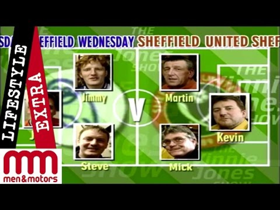Sheffield Wednesday vs Sheffield United fans with Mary Parkinson