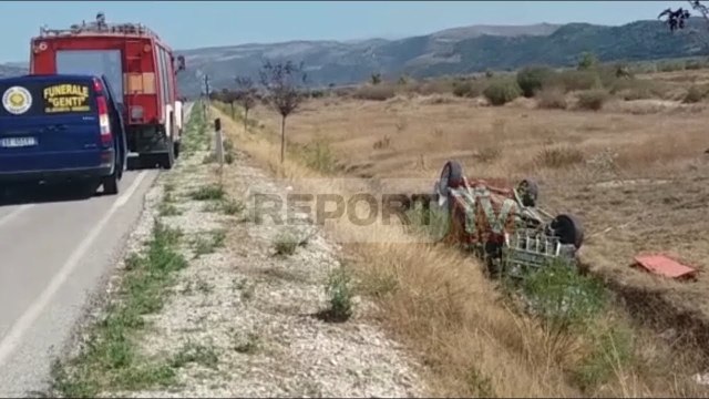 Report TV - Aksident i rëndë në aksin Levan-Tepelenë, një i vdekur