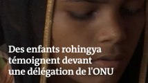 « J’étais en train de m’enfuir quand ils m’ont tiré dessus » : des enfants rohingya témoignent