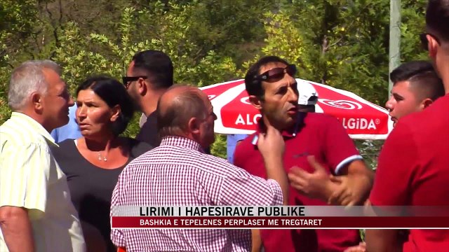 Hapësirat publike, Bashkia e Tepelenës përplaset me tregtarët - News, Lajme - Vizion Plus