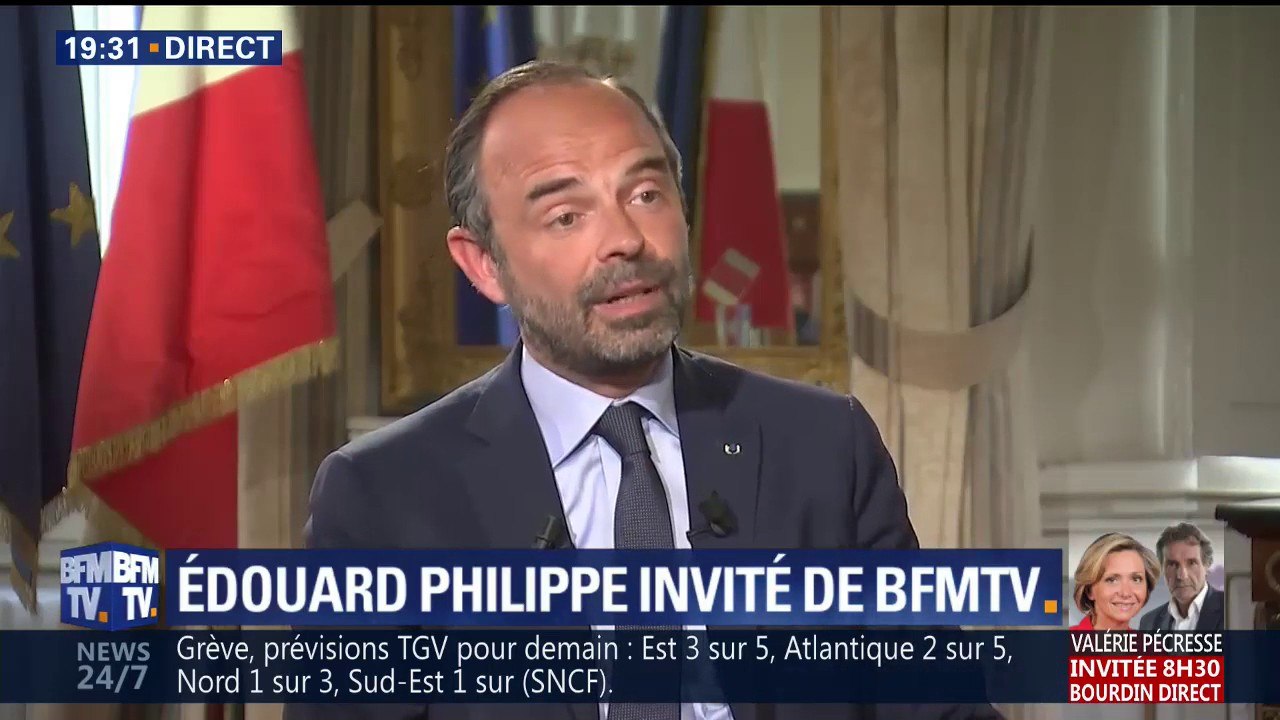 Manifestation du 1er mai: "Ce n'est pas parce que le Président part en voyage officiel en Australie qu'il n'y a pas de pilote dans l'avion" dit Philippe