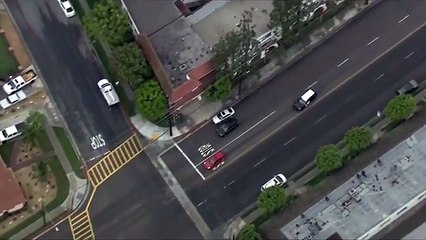 Mira: persecución de coches robados en long beach, CA