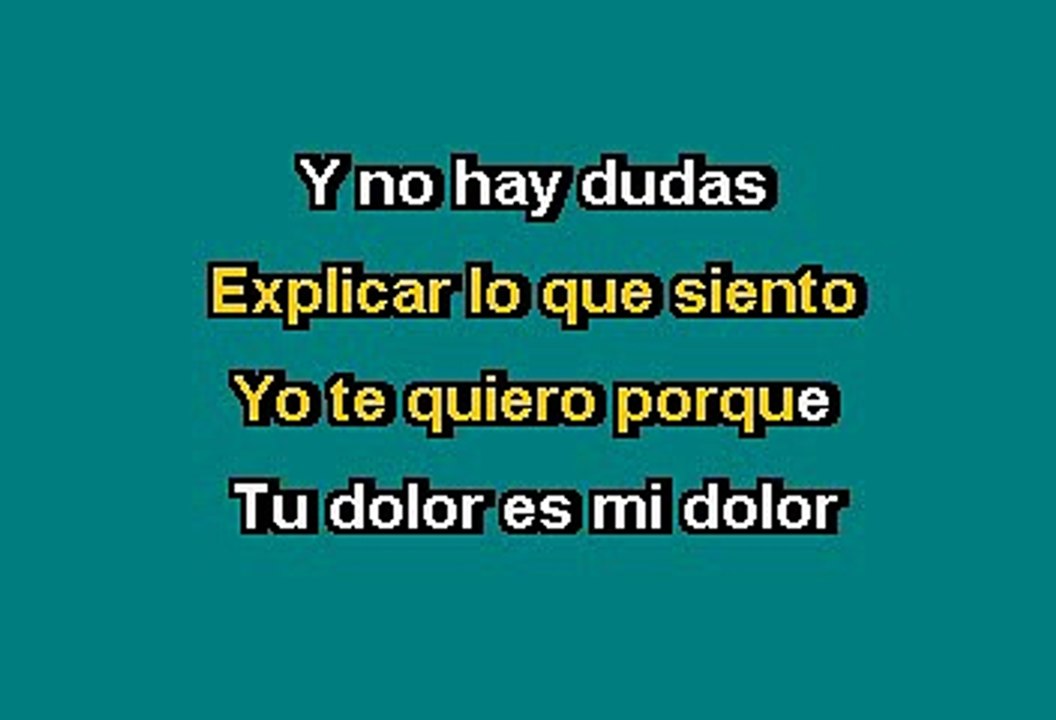 JUANES - PARA TU AMOR (KARAOKE)