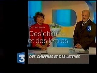 des chiffres et des lettres