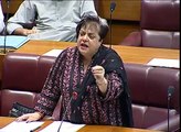 Dr Shireen Mazari's response on pathetic comments of PML-N Ministers in National Assembly