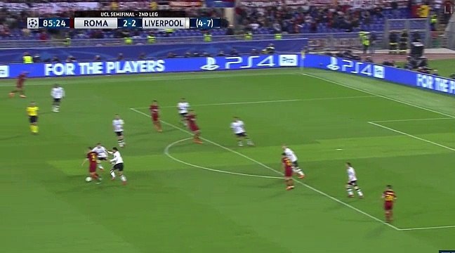 Radja Nainggolan Goal HD - AS Roma	3-2	Liverpool 02.05.2018