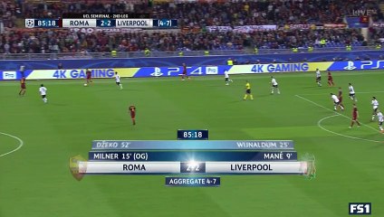 Radja Nainggolan SUPER Goal HD - AS Roma 3-2 Liverpool 02.05.2018