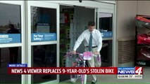 News Viewer Replaces 9-Year-Old Girl`s Stolen Bike