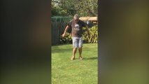 Los bailes de este padre se robaron el show durante una parrillada familiar