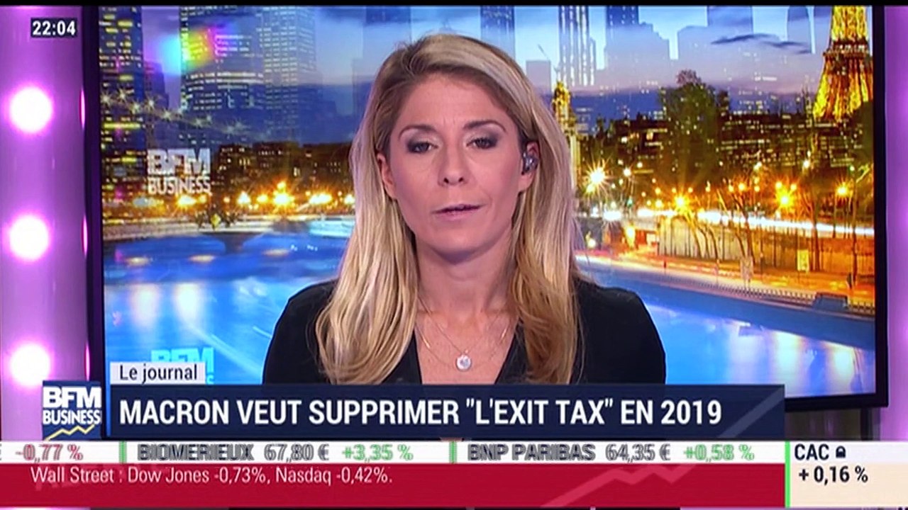 Journal After Business: Emmanuel Macron veut supprimer "l'exit tax" en 2019 - 02/05
