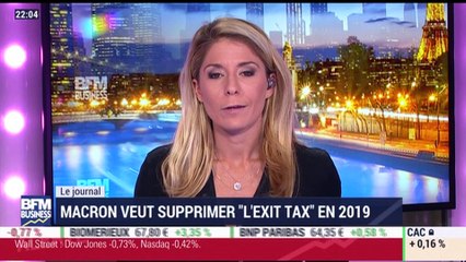 Journal After Business: Emmanuel Macron veut supprimer "l'exit tax" en 2019 - 02/05