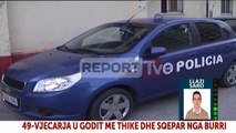 Report TV - Krim horror në Pogradec, burri vret gruan me sqeparë e thikë