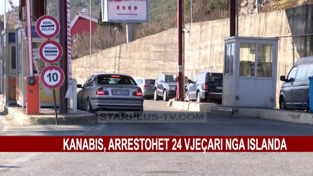 KANABIS, ARRESTOHET 24 VJEÇARI NGA ISLANDA