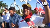 #NicaraguaQuierePaz#DiálogoTrabajoYPazEn la rotonda Rigoberto López Pérez las familias se reunen para defender la Paz que tanto le ha costado a Nicaragua ️