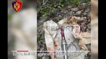 Report TV - Durrës,policia aksion,sekuestrohen kallëp tritoli e 68 kg kanabis