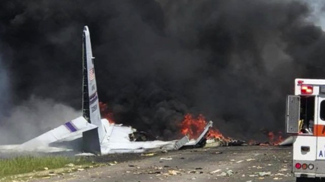 미 공군 C-130기 추락...최소 5명 사망 / YTN