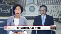 Preparatory trial proceedings for ex-president Lee Myung-bak starts on Thursday