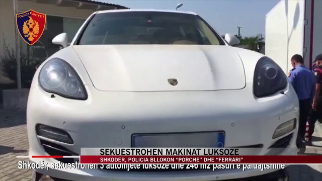 Sekuestrohen makinat luksoze, policia bllokon “Porche” dhe “Ferrari” - News, Lajme - Vizion Plus
