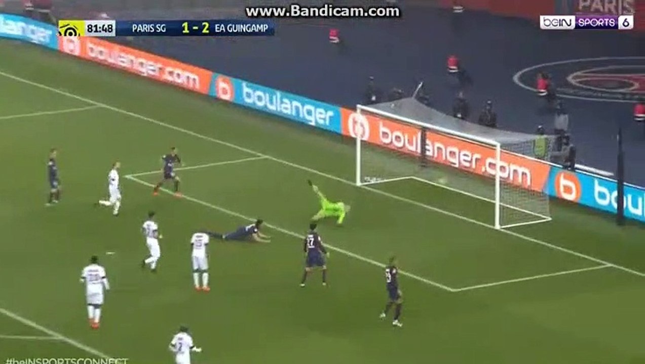 Cavani SECOND Goal HD Paris SG 2 - 2 Guingamp