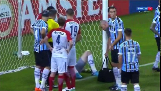 Grêmio 5x0 Cerro Porteño (PAR) 1 tempo completo libertadores 2018