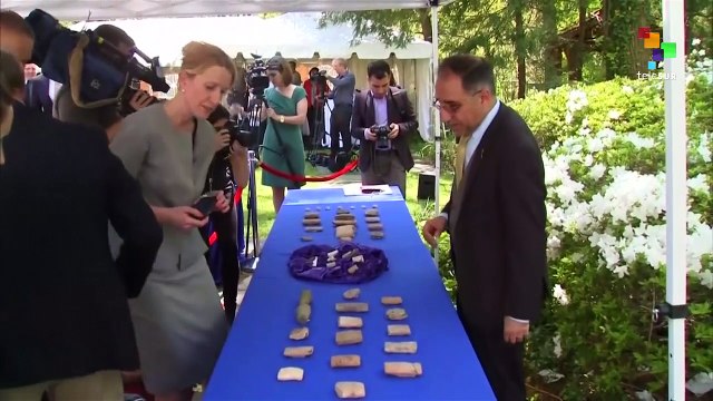 SMUGGLED ANCIENT HERITAGE ARTEFACTS RETURN TO IRAQ