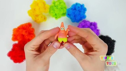How to Make Spongebob and Patrick with Bunchems Toys for Kids