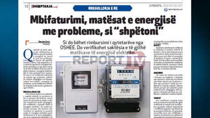 Report TV - Matësat e energjisë me probleme, ja si “shpëtoni” nga mbifaturimi