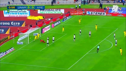 Matheus Uribe Goal  - Pumas vs Club América 0-1