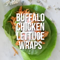Buffalo Chicken Lettuce Wraps