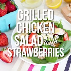 Grilled Chicken Salad with Strawberries