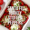 Santa Fe Turkey Stuffed Peppers
